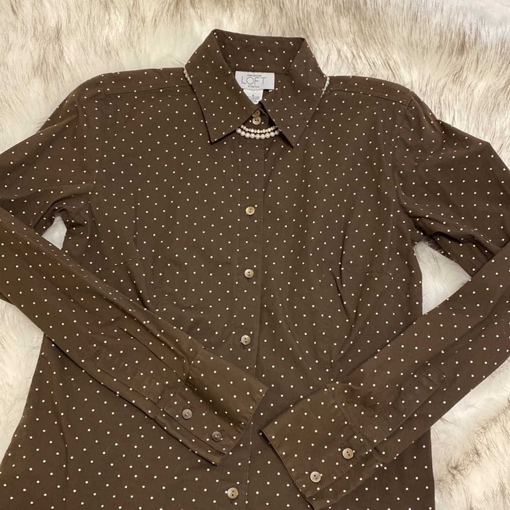 Ann Taylor Loft button down shirt